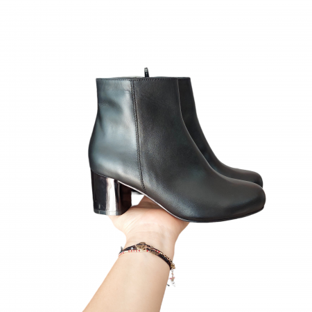 Botine și cizme scurte - Botine KETRIN din piele naturala