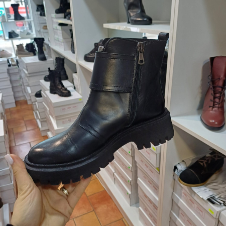 Ghete Ilona cu cataramă din piele naturală [1]