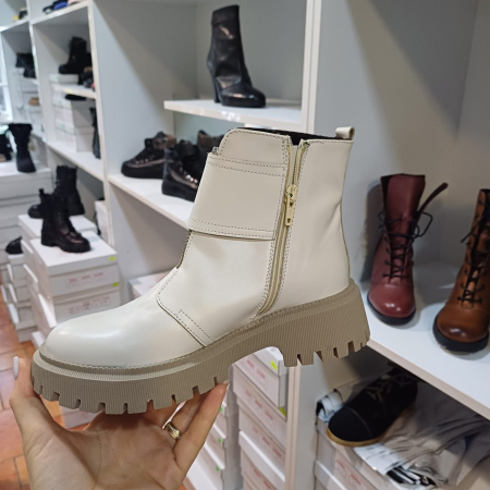 Ghete Ilona cu cataramă  din piele naturală [1]