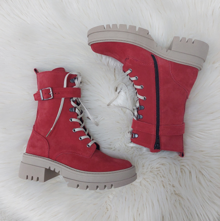 Ghete Combat  baretă din piele naturală [0]