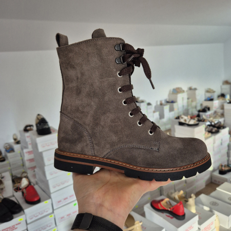 Ghete și bocanci - Ghete piele naturală velur