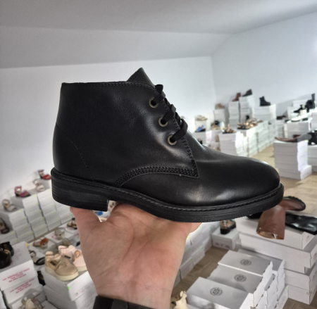 BLACK FRYDAY - 100% Piele naturală - Ghete scurte din piele naturală