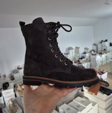 Ghete și bocanci - Ghete piele naturala velur