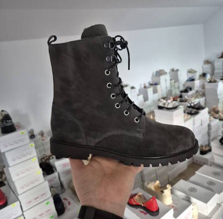 Ghete și bocanci - Ghete piele naturala velur