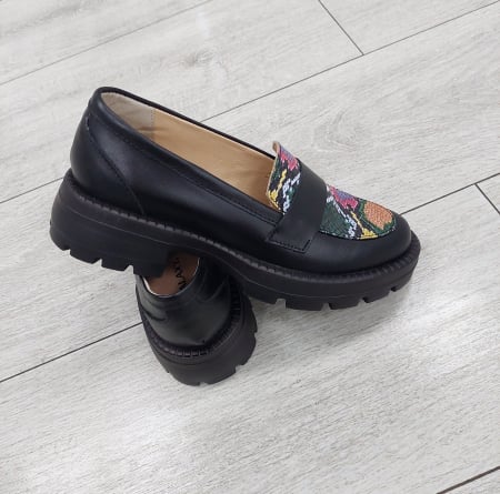Mocasini Glamour snake din piele naturală [2]