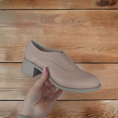 Femei - Pantofi din piele naturală cu șiret
