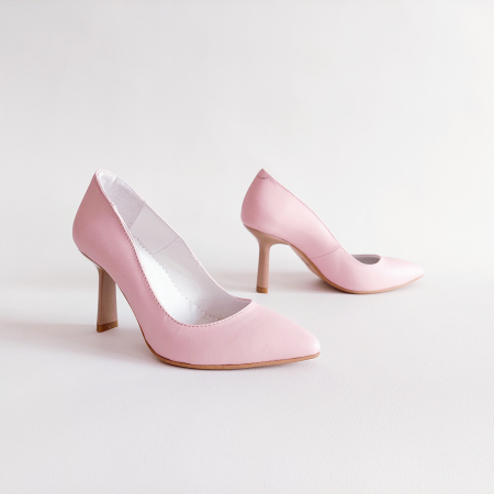 Pantofi eleganti stilleto roz [1]