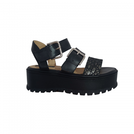Femei - Sandale Alys piele naturală cu catarame