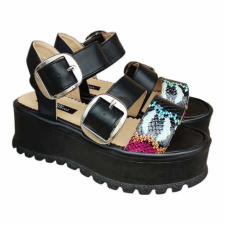 Femei - Sandale Alys piele naturală cu catarame