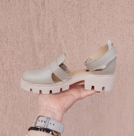 Femei - Sandale Nina piele naturală cu baretă&cataramă