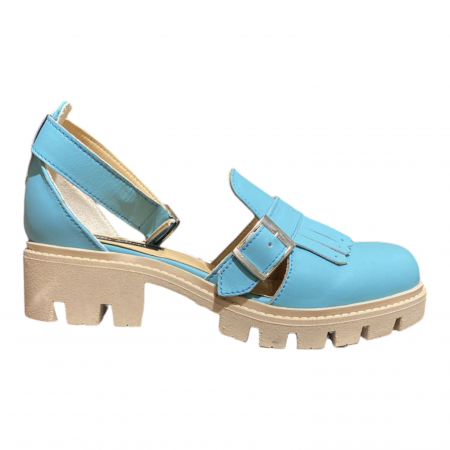 Sandale - Sandale Nina piele naturală cu baretă&cataramă