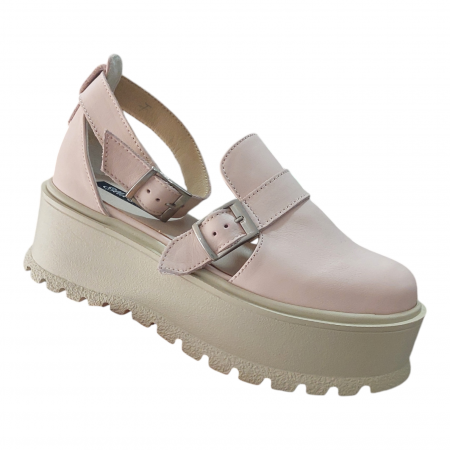 Femei - Sandale Nina piele naturală cu platforma