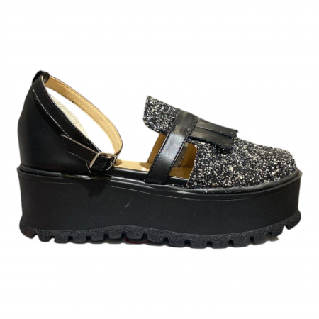 Femei - Sandale Nina piele naturala & gliter
