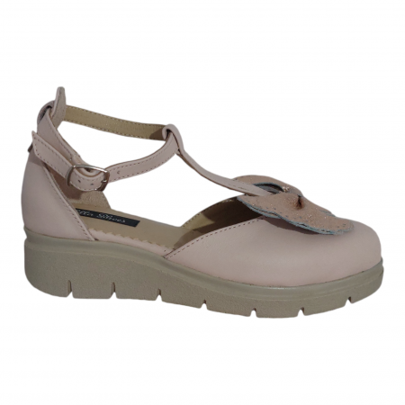 Femei - Sandale piele naturală Maria cu fundă
