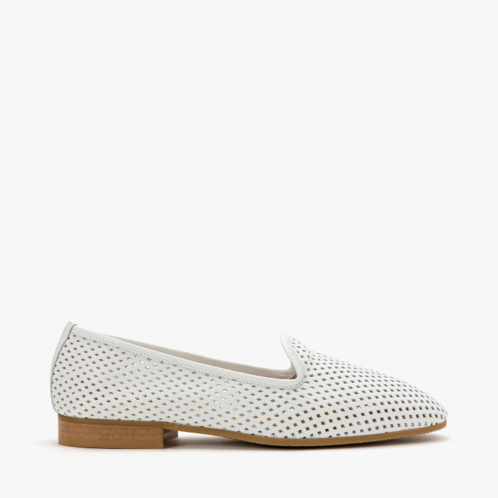 Pantofi Dama Casual, Piele Perforata, Toc Comod, Sezon Primavara-Vara, Moda di Fausto 66476 [2]