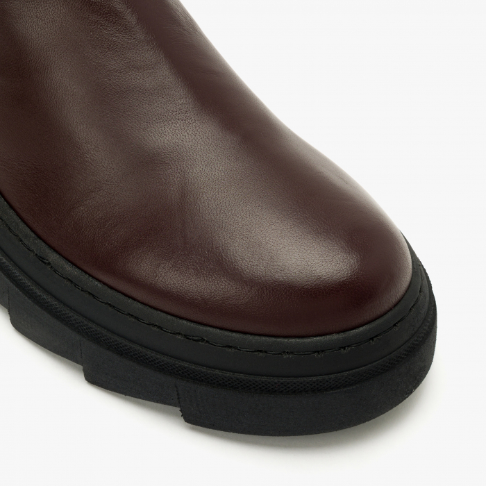 Cizme Dama Casual, Bordo, Toc Comod 5 cm, Cauciuc Zimtat de 3 cm, Sezon Toamna-Iarna, Mara by Giorgio Fabiani MA272 [3]