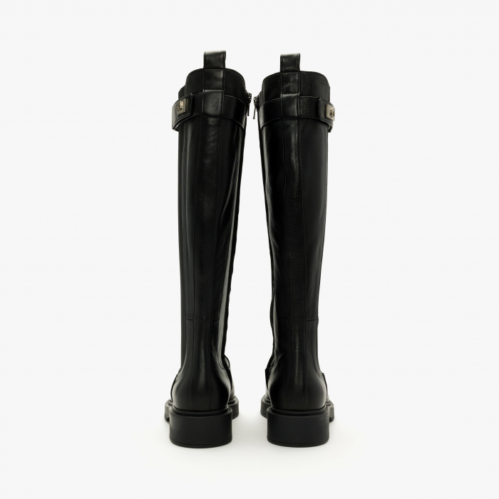 Cizme Dama Casual/Elegant, Negru, Toc Comod 4 cm, Vipusca Elastica, Varf Clasic, Giorgio Fabiani 242035 [4]