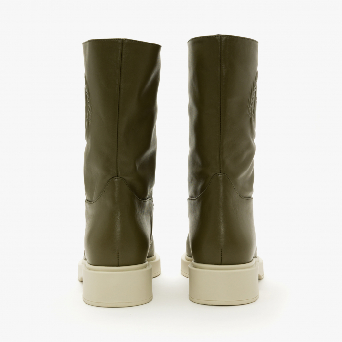 Cizme Dama Casual/Elegant, Oliv, Toc Comod 4 cm, Piele Naturala, Giorgio Fabiani 242007 [4]