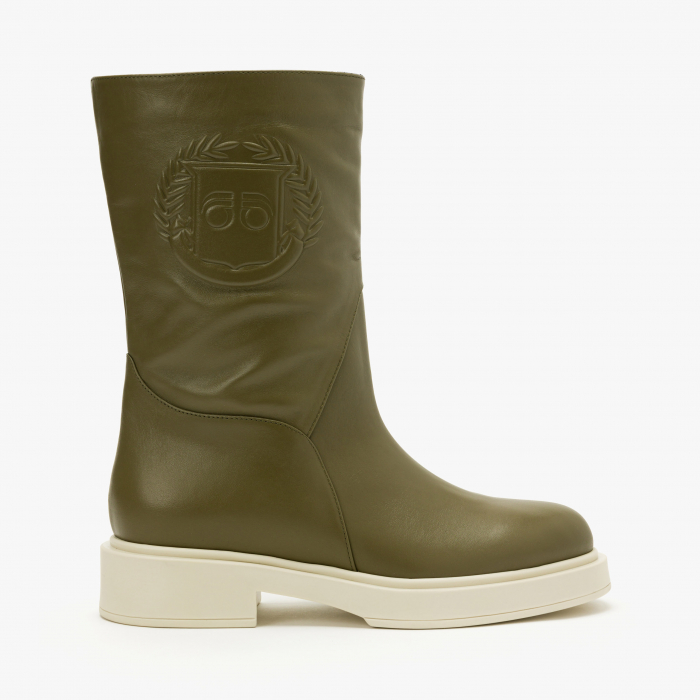 Cizme Dama Casual/Elegant, Oliv, Toc Comod 4 cm, Piele Naturala, Giorgio Fabiani 242007 [2]