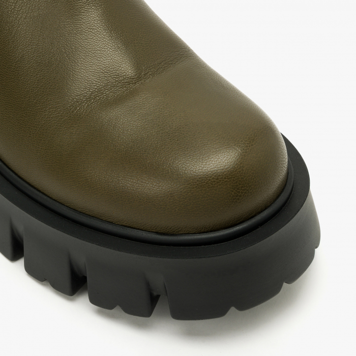 Cizme Dama Casual/Elegant, Oliv, Toc Comod 6 cm, Piele Naturala, Giorgio Fabiani 242011 [3]