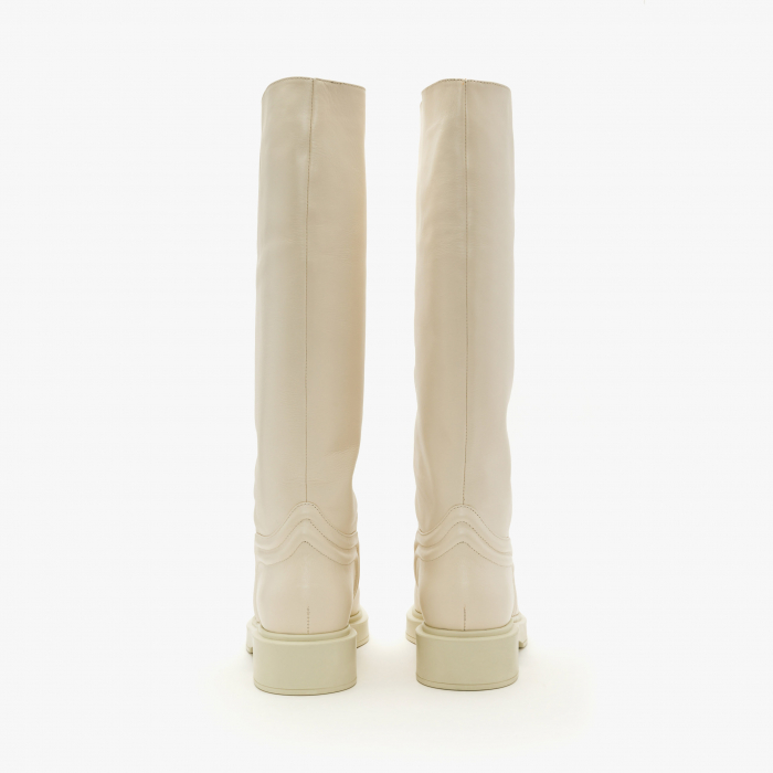 Cizme Dama Casual/Elegant, Bej, Toc Comod 4 cm, Piele Naturala, Giorgio Fabiani 242008 [4]