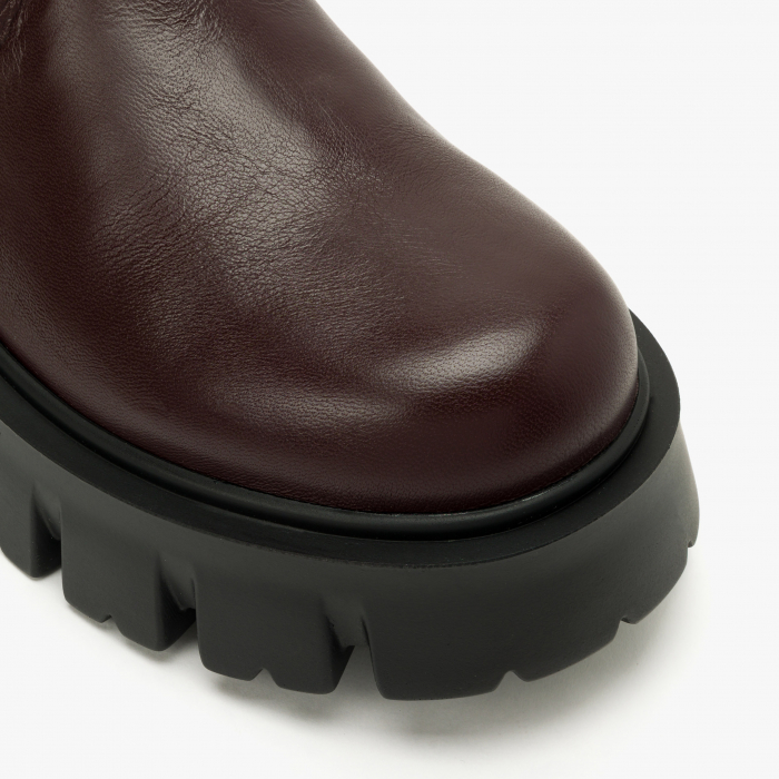Cizme Dama Casual/Elegant, Bordo, Toc Comod 6 cm, Piele Naturala, Giorgio Fabiani 242011 [3]