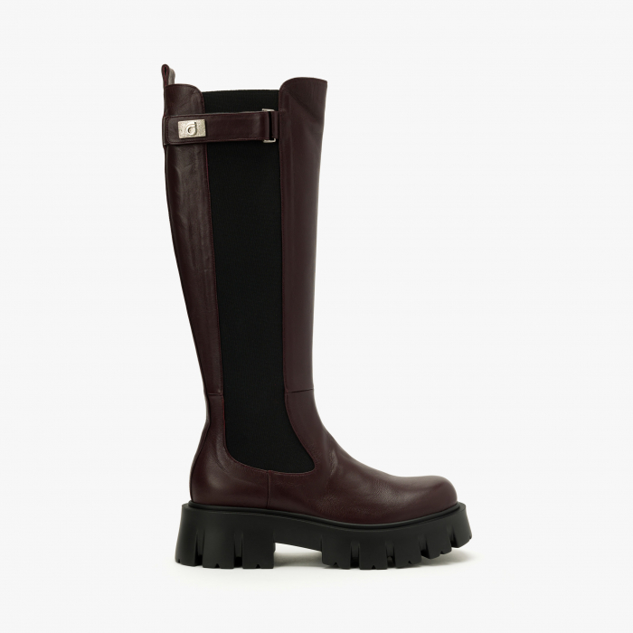 Cizme Dama Casual/Elegant, Bordo, Toc Comod 6 cm, Piele Naturala, Giorgio Fabiani 242011 [2]