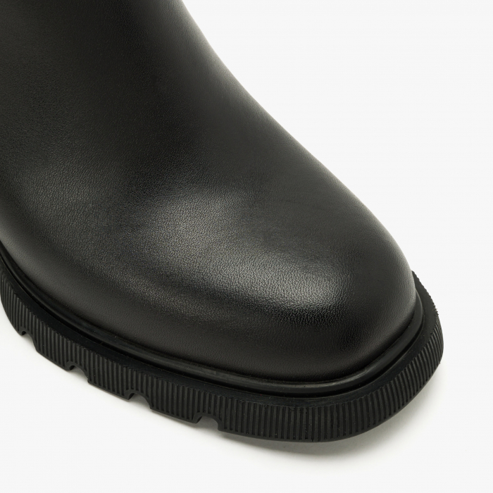 Ghete Dama Casual Negru, Toc Gros de 8 cm, LAB Milano by Renzoni 6013008 [3]