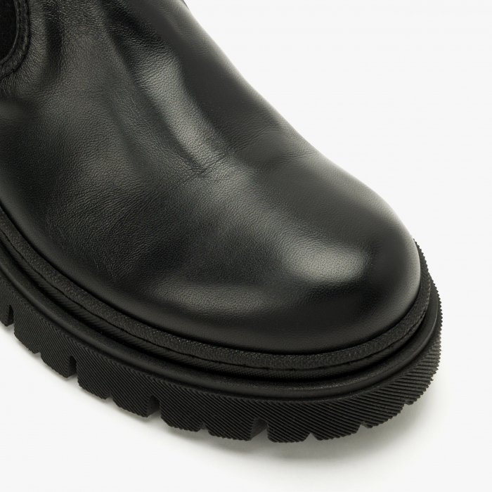Ghete Dama Casual, Negru, Vipusca Elastica, Toc Comod, Sezon Toamna-Iarna, Mara by Giorgio Fabiani MA291 [3]