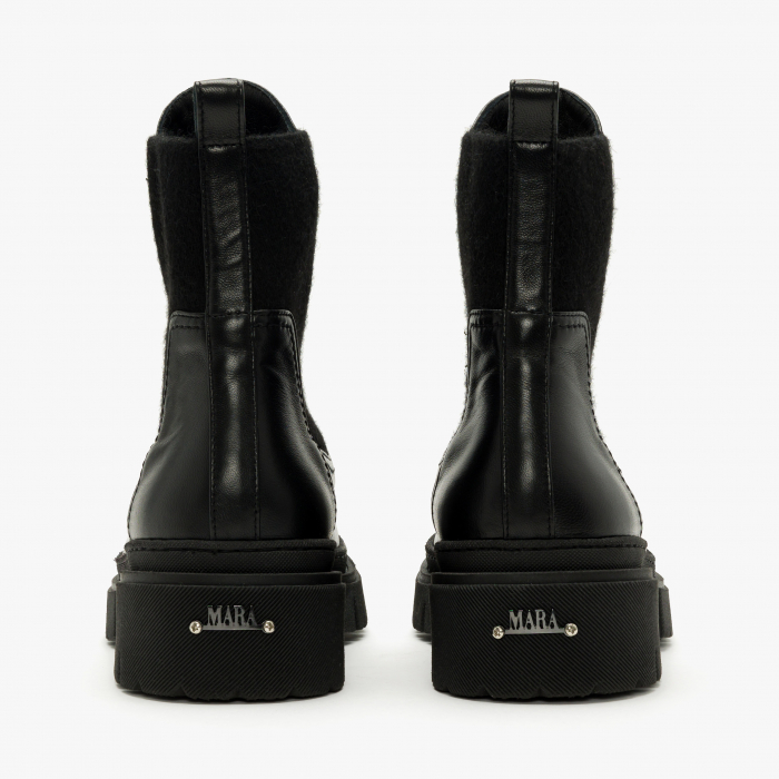 Ghete Dama Casual, Negru, Vipusca Elastica, Toc Comod, Sezon Toamna-Iarna, Mara by Giorgio Fabiani MA291 [4]