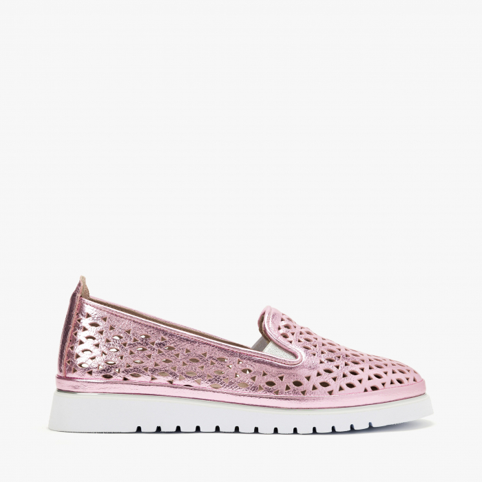 Pantofi Dama Casual Lila, Talpa Comoda 2 cm, Piele Texturata, LAB Milano by Renzoni 0862000 [2]