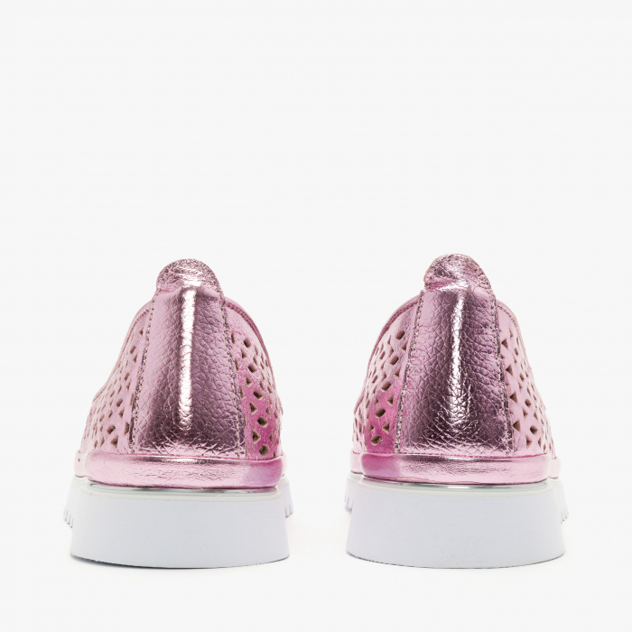 Pantofi Dama Casual Lila, Talpa Comoda 2 cm, Piele Texturata, LAB Milano by Renzoni 0862000 [5]