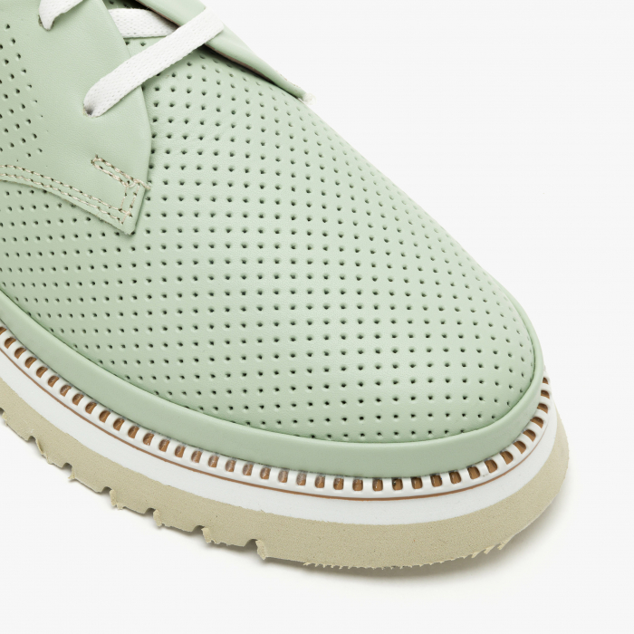 Pantofi Dama Casual, Vernil, Talpă Confortabilă 3 cm, Piele Naturală Perforată, LAB Milano by Renzoni 0812Y2410 [4]