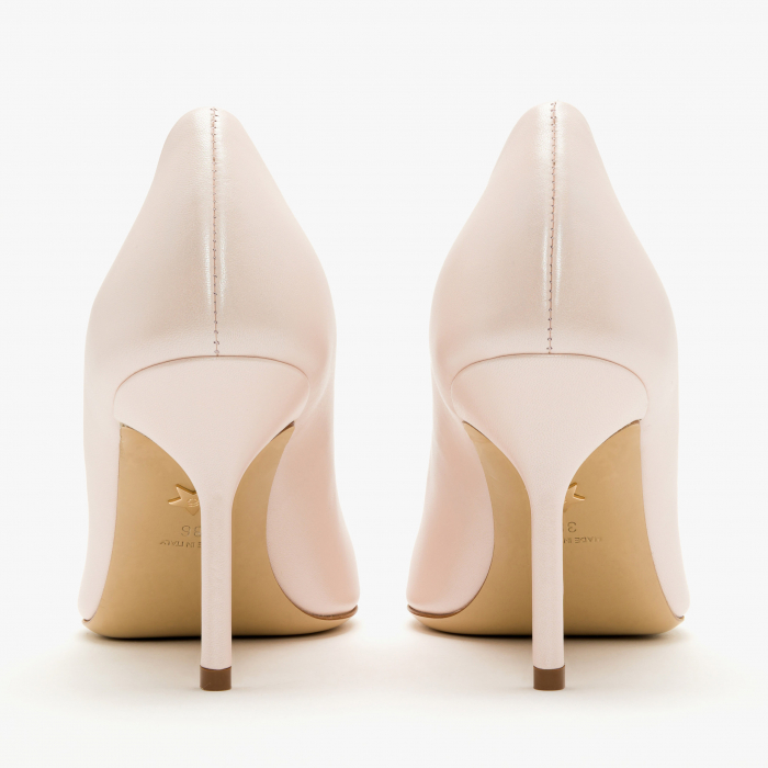 Pantofi Dama Eleganti din Piele de Culoare Roz cu Toc Subtire de 8cm, Giorgio Fabiani 241060 [5]