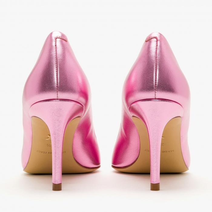 Pantofi Damă Eleganți Stiletto, Roz Lucios, Toc Subțire 8 cm, Vârf Ascuțit, Giorgio Fabiani 191506 [5]