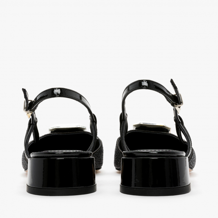 Pantofi Sanda Dama, Culoare Neagra, Accademia 2125 [5]