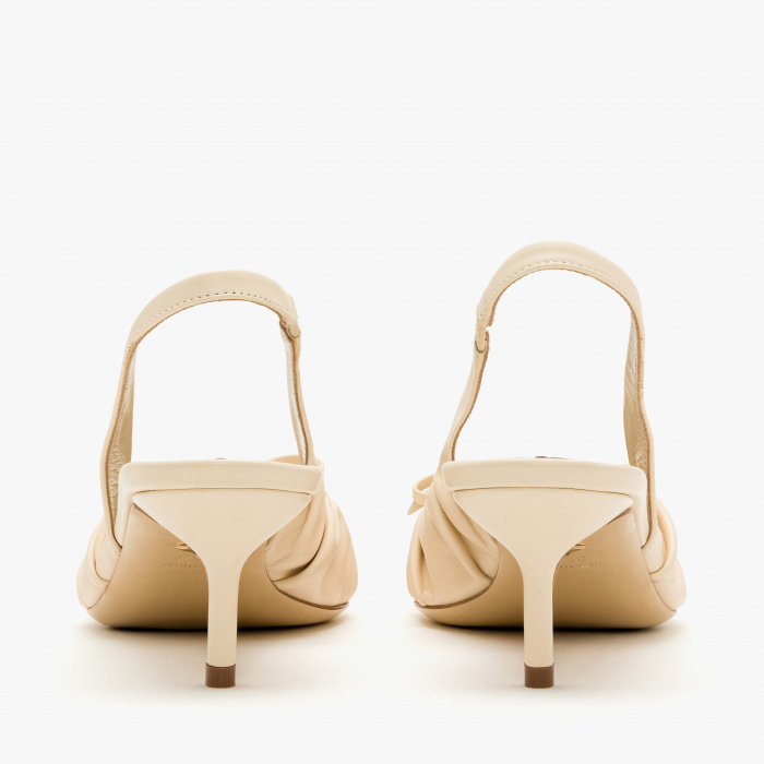 Pantofi Sanda Dama Eleganti de Culoare Bej, Funda din Piele, Giorgio Fabiani 241054 [5]