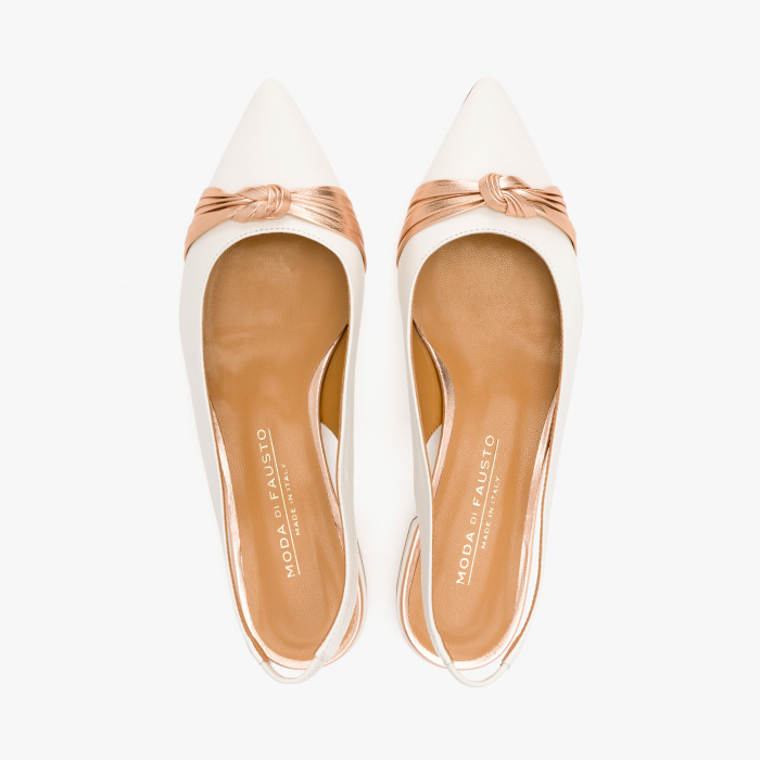Pantofi Sanda Dama, Culori Bej si Crem, Moda di Fausto 64248 [3]