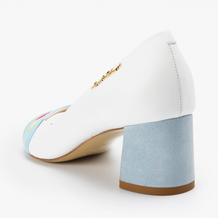 Pantofi Sanda Dama, Culoare Alba, Sandro Vicari 2682 [3]