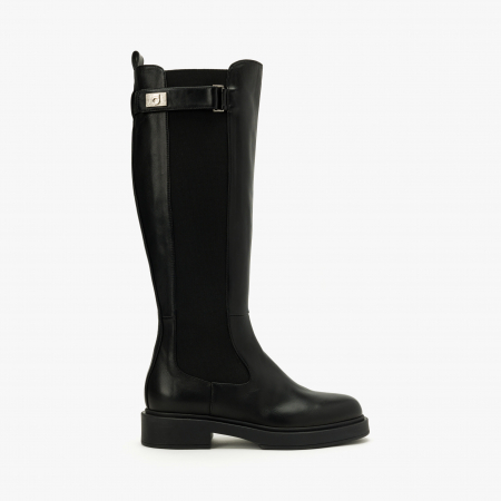 Cizme Dama Casual/Elegant, Negru, Toc Comod 4 cm, Vipusca Elastica, Varf Clasic, Giorgio Fabiani 242035 [1]