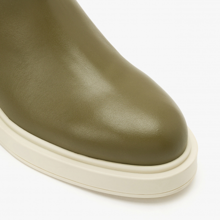 Cizme Dama Casual/Elegant, Oliv, Toc Comod 4 cm, Piele Naturala, Giorgio Fabiani 242007 [2]