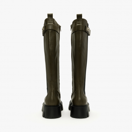 Cizme Dama Casual/Elegant, Oliv, Toc Comod 6 cm, Piele Naturala, Giorgio Fabiani 242011 [3]