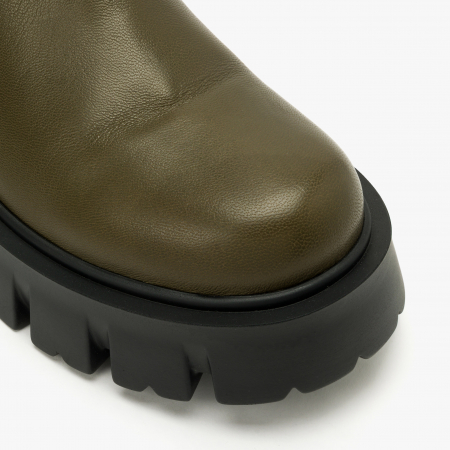 Cizme Dama Casual/Elegant, Oliv, Toc Comod 6 cm, Piele Naturala, Giorgio Fabiani 242011 [2]