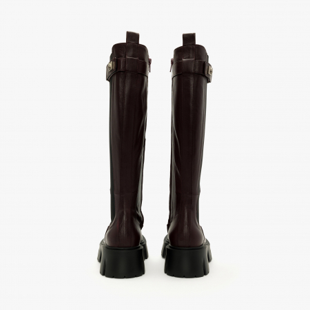Cizme Dama Casual/Elegant, Bordo, Toc Comod 6 cm, Piele Naturala, Giorgio Fabiani 242011 [3]