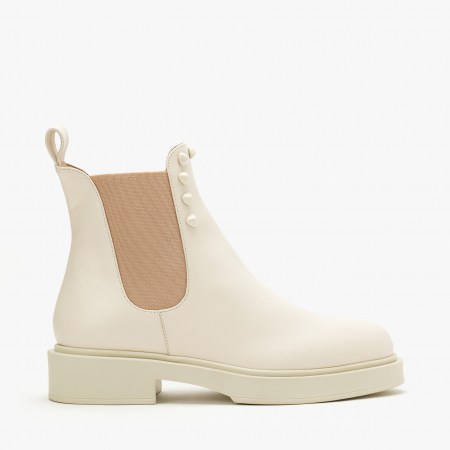 Ghete Dama Casual/Elegant, Bej, Vipusca Elastica, Toc Comod 4 cm, Giorgio Fabiani 242009 [1]