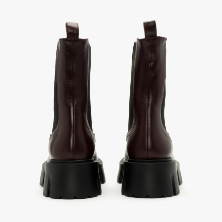 Ghete Dama Casual/Elegant, Bordo, Toc Comod 6 cm, Vipusca Elastica, Varf Rotund, Giorgio Fabiani 242012 [3]