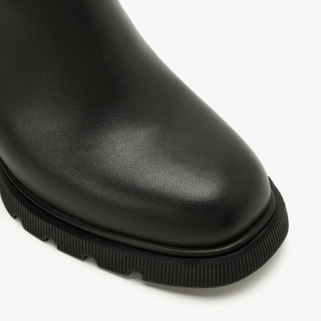 Ghete Dama Casual Negru, Toc Gros de 8 cm, LAB Milano by Renzoni 6013008 [2]
