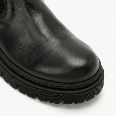 Ghete Dama Casual, Negru, Vipusca Elastica, Toc Comod, Sezon Toamna-Iarna, Mara by Giorgio Fabiani MA291 [2]