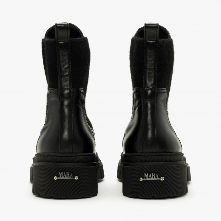 Ghete Dama Casual, Negru, Vipusca Elastica, Toc Comod, Sezon Toamna-Iarna, Mara by Giorgio Fabiani MA291 [3]