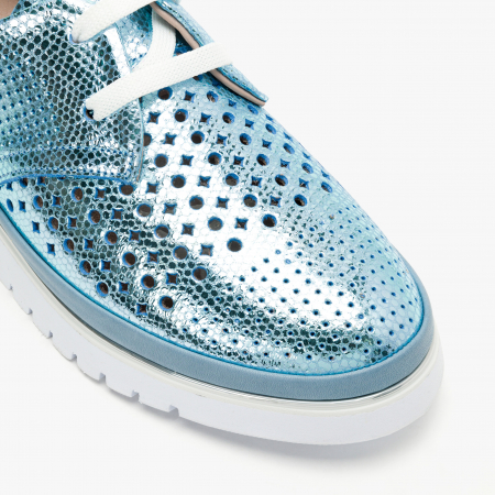 Pantofi Dama Casual Bleu-Sidef, Talpa Comoda 2 cm, LAB Milano by Renzoni 0862001 [3]